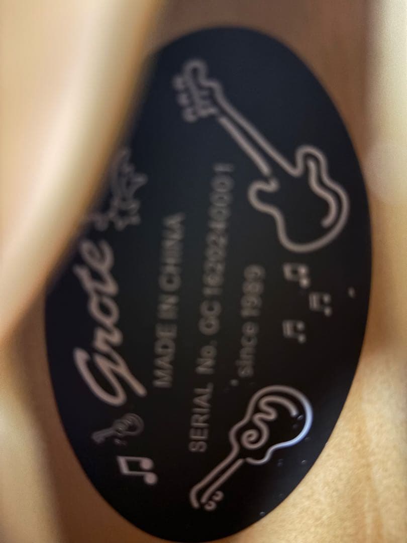 grote セミアコースティックタイプ