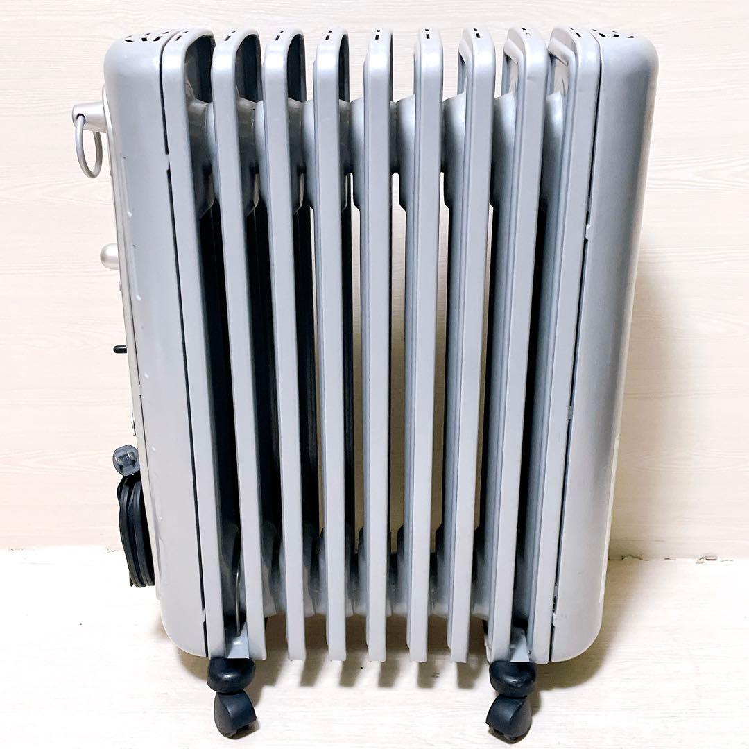 デロンギ オイルヒーター R910912CF レトロ シルバー 3〜8畳