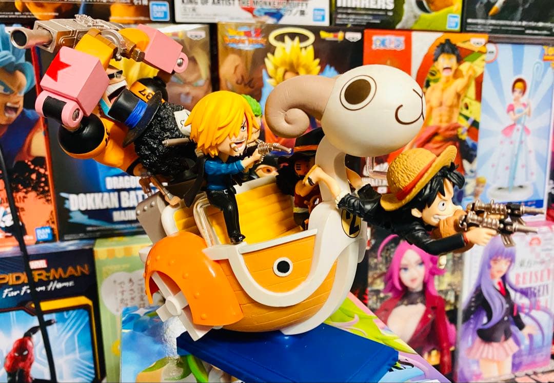 ワンピース　ワーコレ　ミニメリー号ATTACK　コンプリートセット WCF