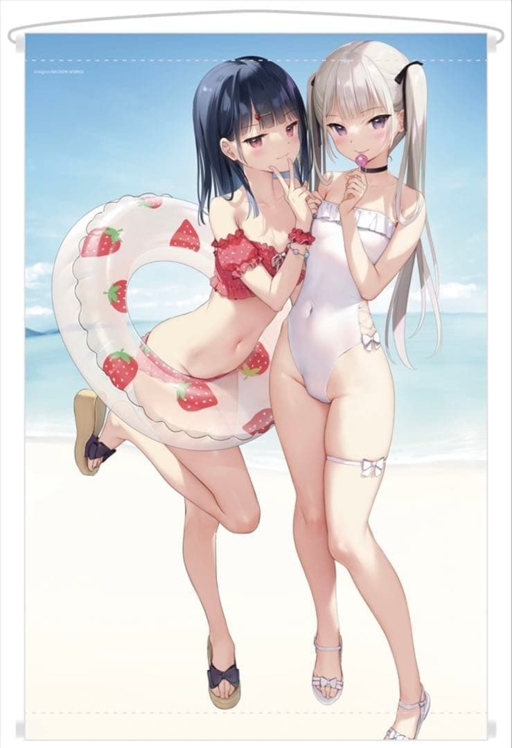 mignon いちご＆後輩ちゃん タペストリー