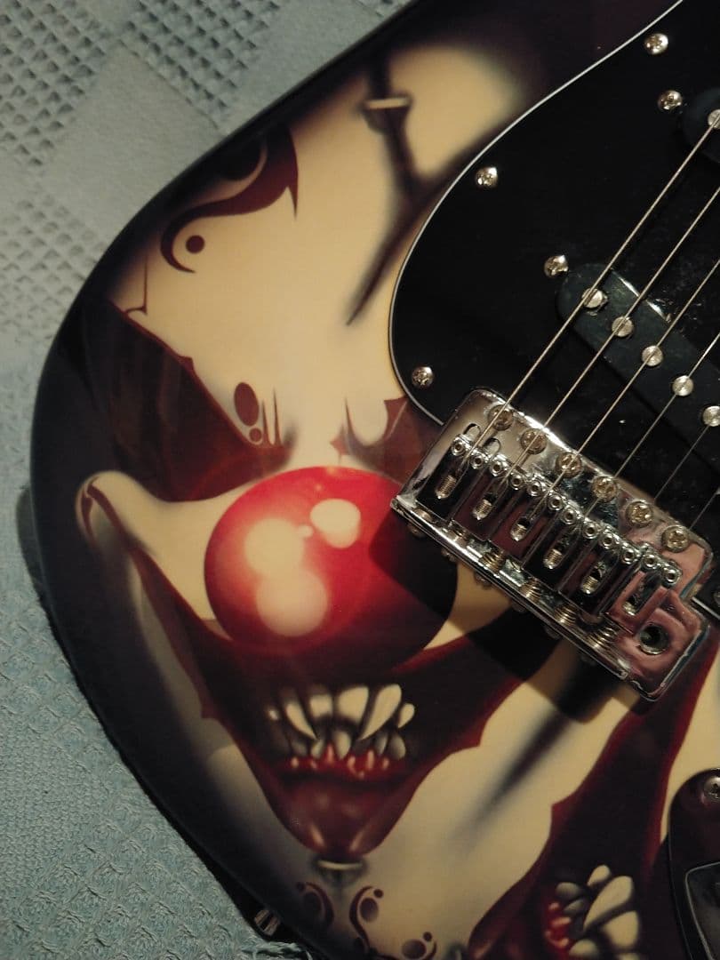 IMP Imperial エレキギター ピエロデザイン　ストラトキャスタータイプ