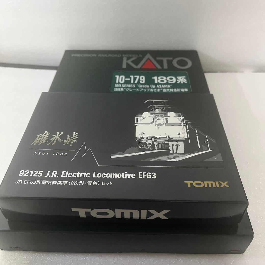 KATO 189家グレードアップあさま　TOMIX EF63 2次形青色