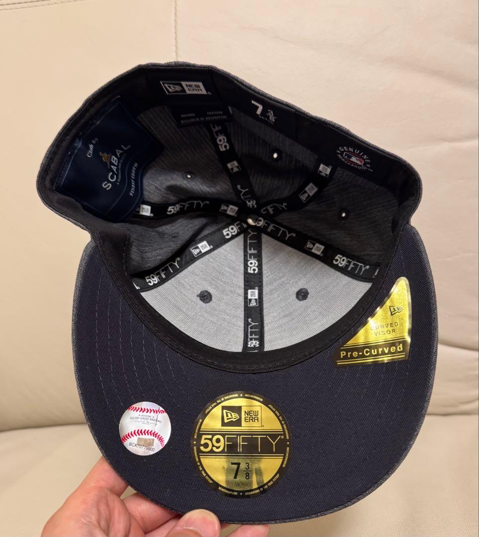 NEW ERA 59FIFTY LA ドジャース SCABAL グレー