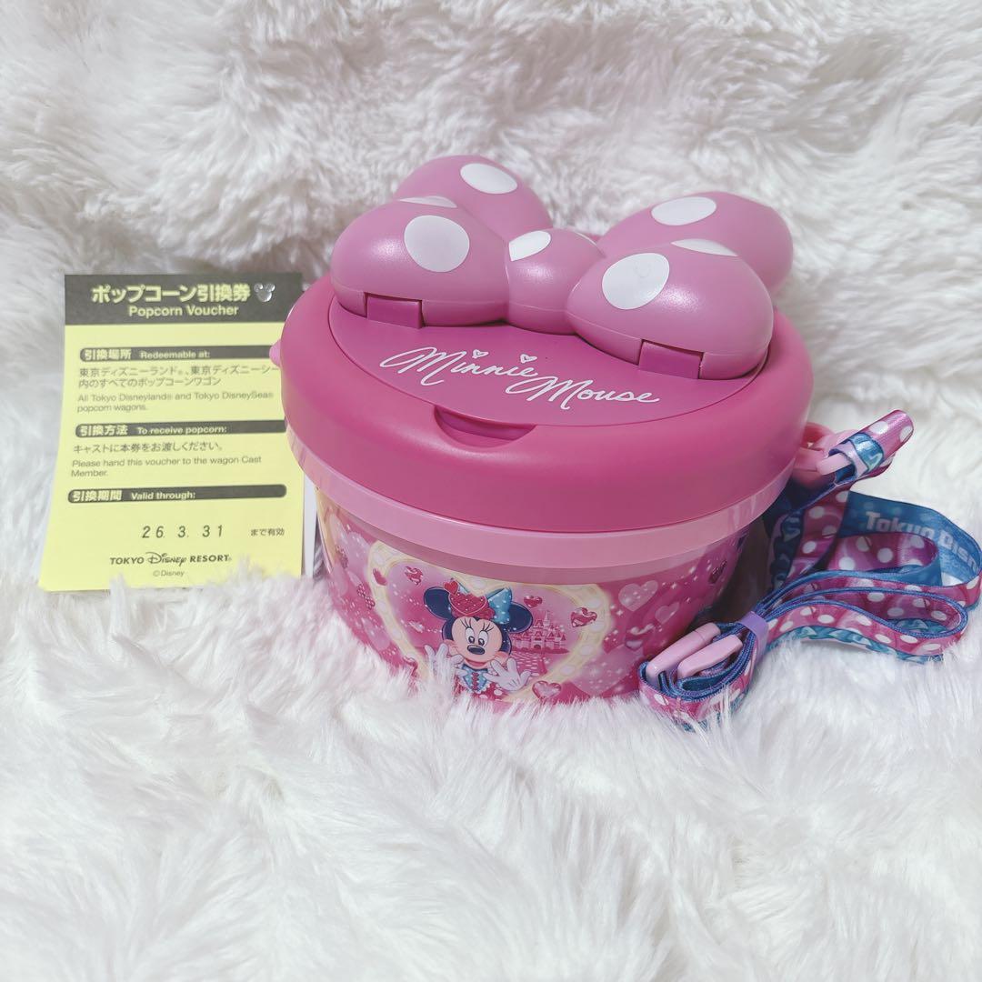 ディズニー　ミニー　パルパルーザ　ファンダーランド　ポップコーンバケット