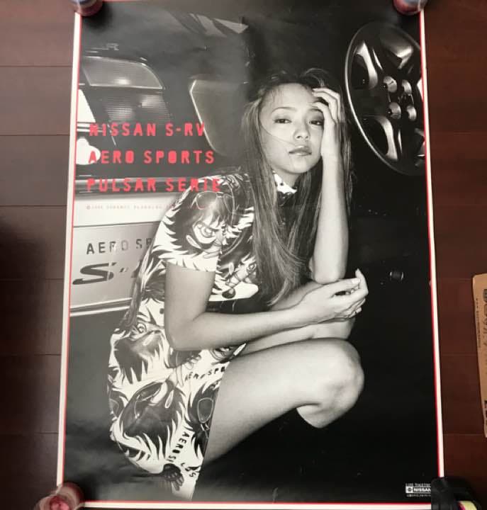 超レア 2枚セット 安室奈美恵 特大ポスター 日産 非売品