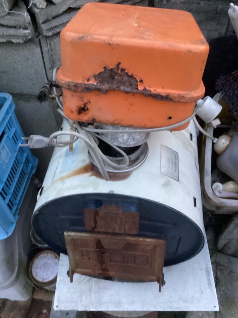 MS-3C 長州風呂釜 焼却兼用釜 灯油バーナー付き中古まだまだ使える品