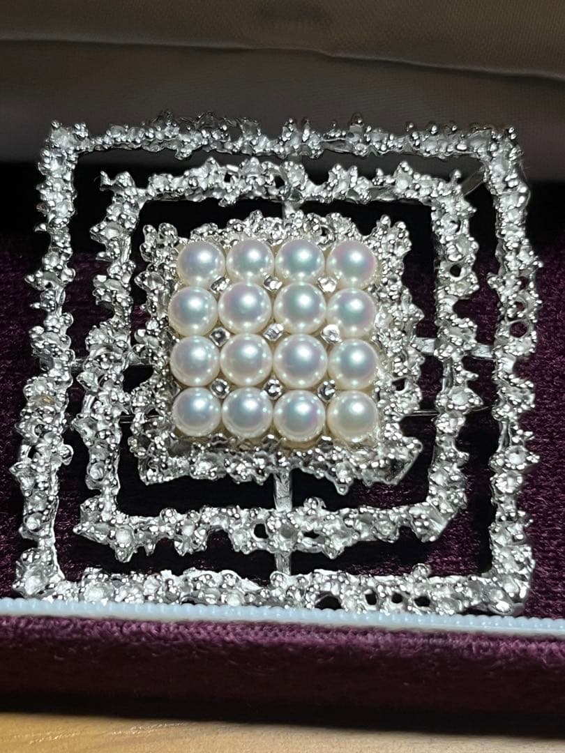 TASAKI　田崎真珠パール シルバー ブローチ、ペンダントトップとしても！