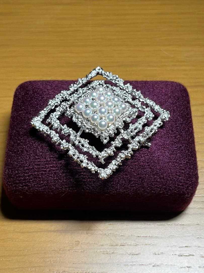 TASAKI　田崎真珠パール シルバー ブローチ、ペンダントトップとしても！