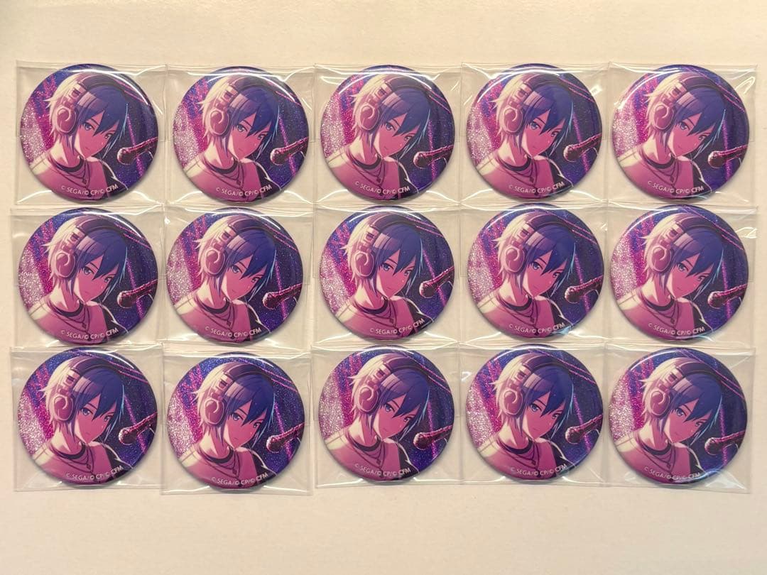 プロセカ KAITO グリッター缶バッジ vol.8C