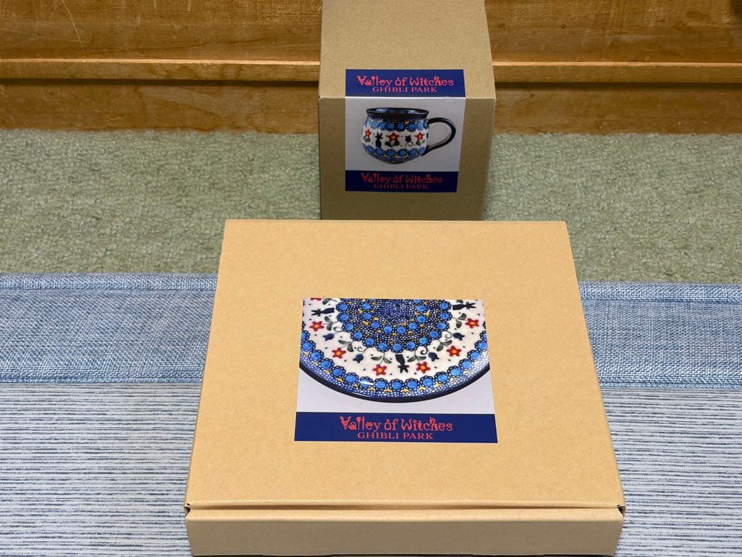 ジブリパーク ハウルの動く城&魔女の宅急便 マグカップ+ポタリープレート 計4点