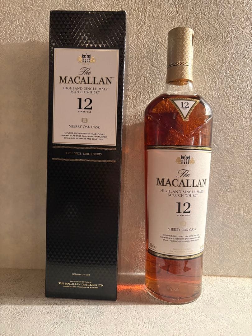 The Macallan 12年 シェリーオークカスク