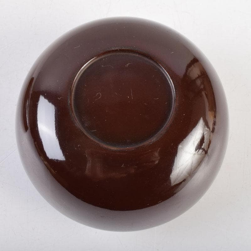 茶道具　御塗師　満田道志作　菊蒔絵　平棗　久田流家元極め箱　V　8771