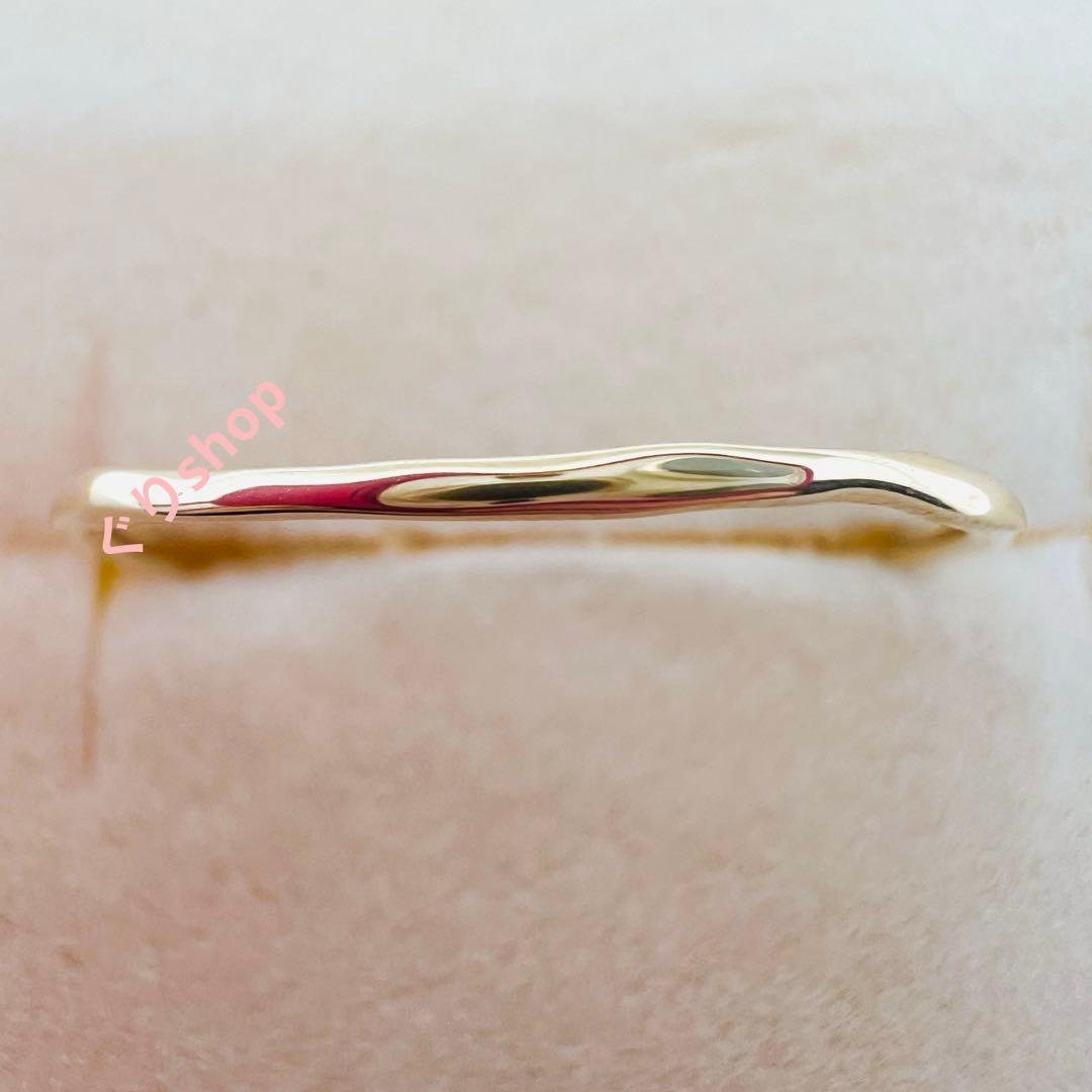 ESTELLE k10 イエローゴールド リング　15号