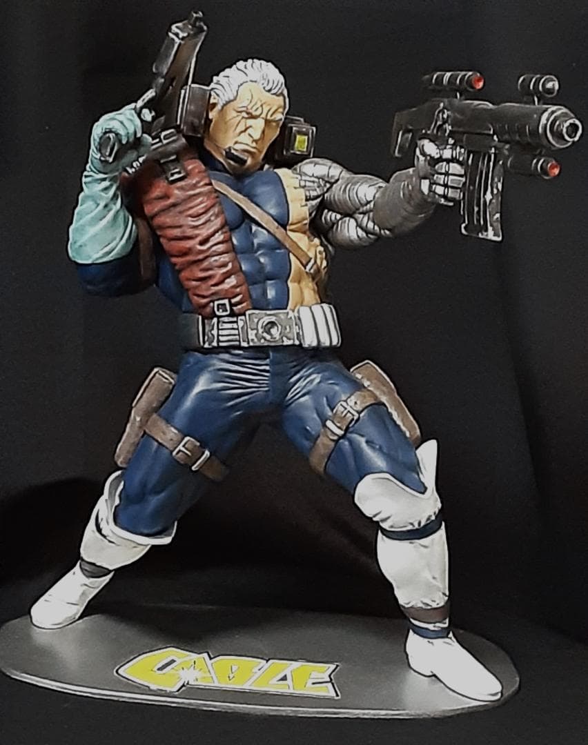 プロ制作　ホライゾン製　X-men　ケーブル　ガレージキット完成品　ソフビ
