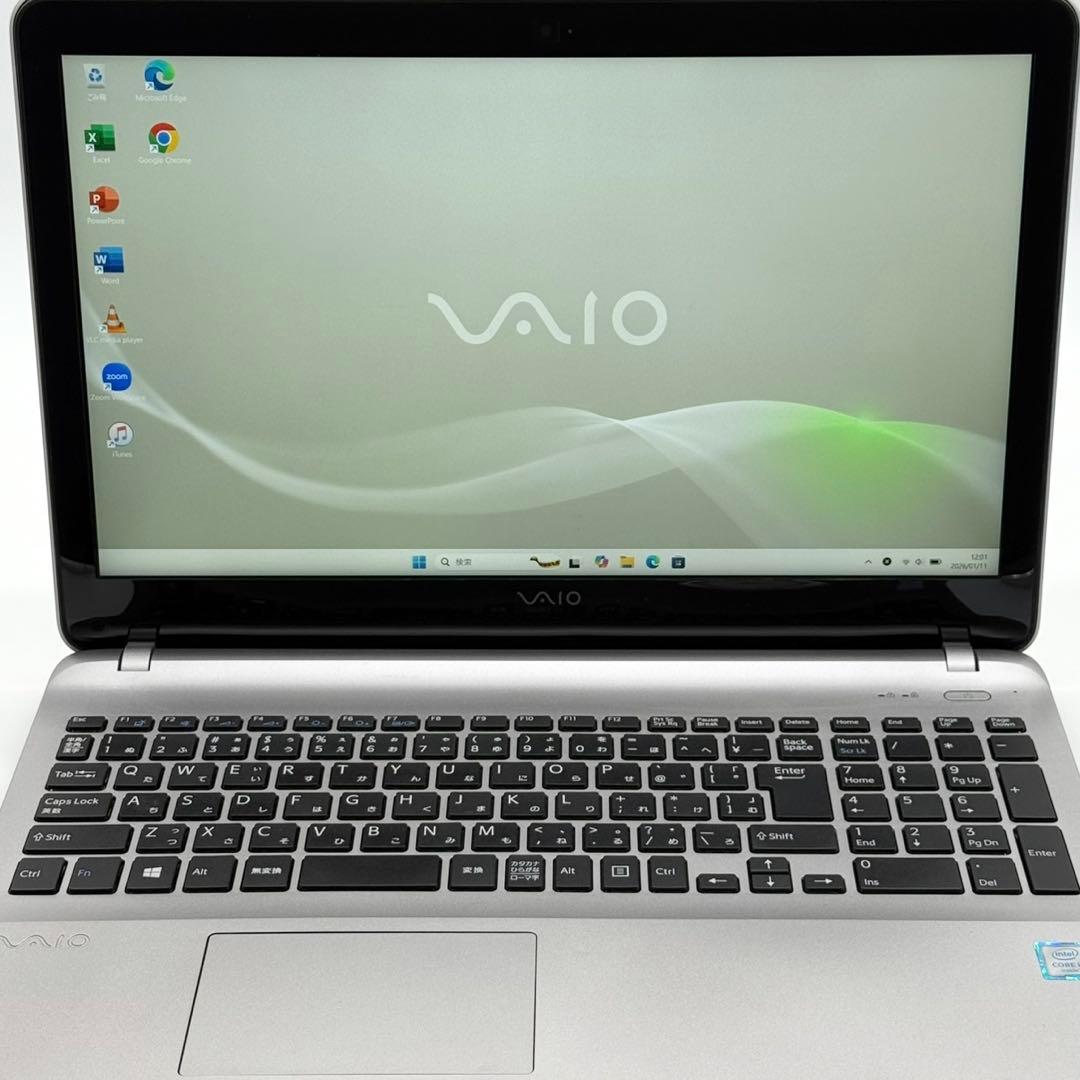 VAIOノートパソコン i7 新品SSD HDD500 高速起動 Blu-ray