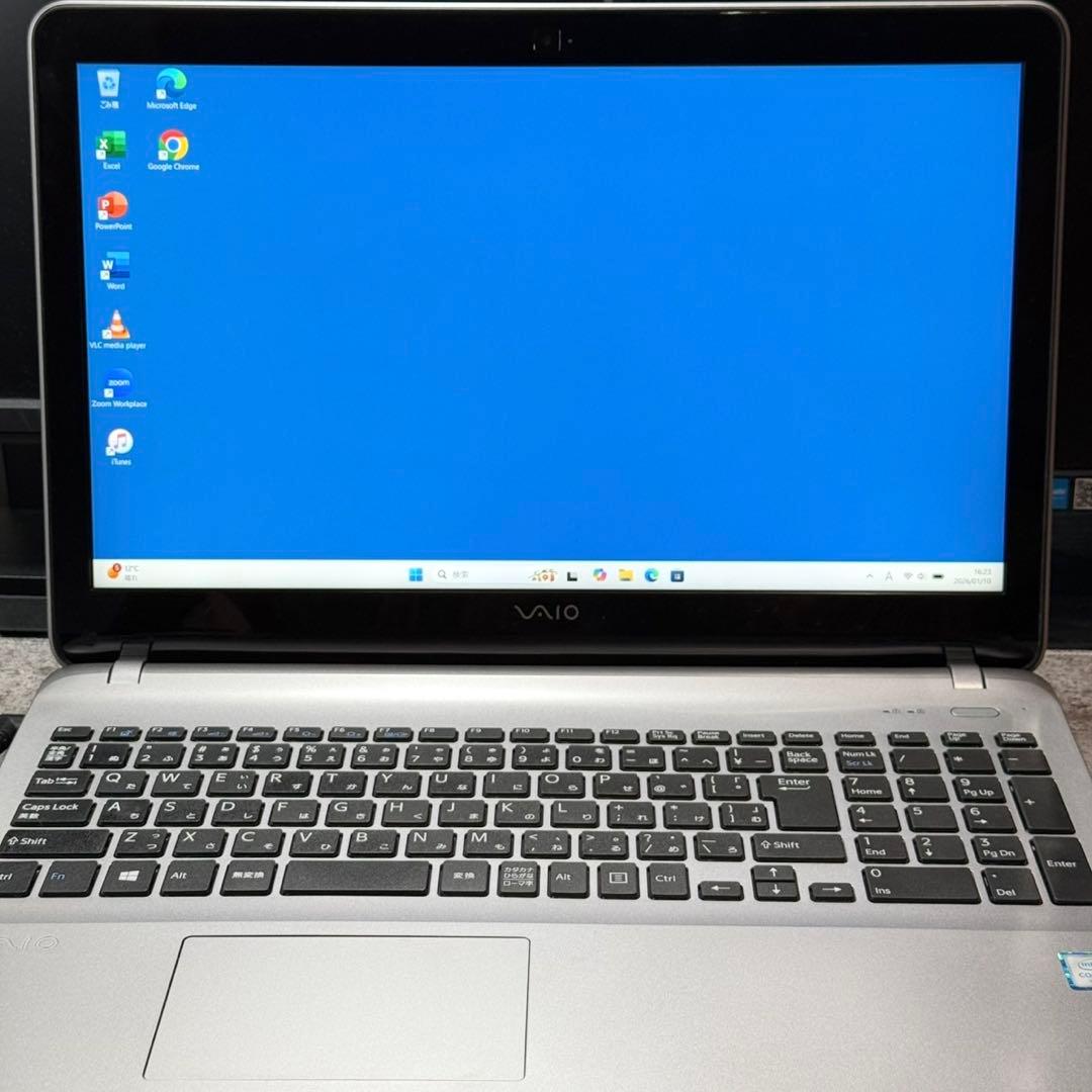 VAIOノートパソコン i7 新品SSD HDD500 高速起動 Blu-ray