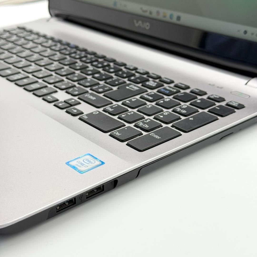 VAIOノートパソコン i7 新品SSD HDD500 高速起動 Blu-ray
