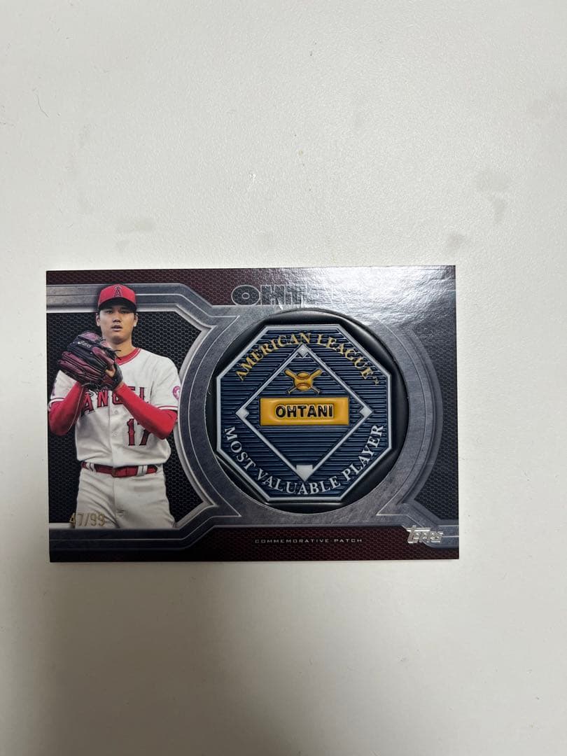 大谷翔平　2022 Topps Commemorative Patch /99