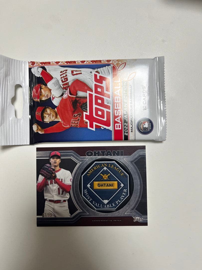 大谷翔平　2022 Topps Commemorative Patch /99
