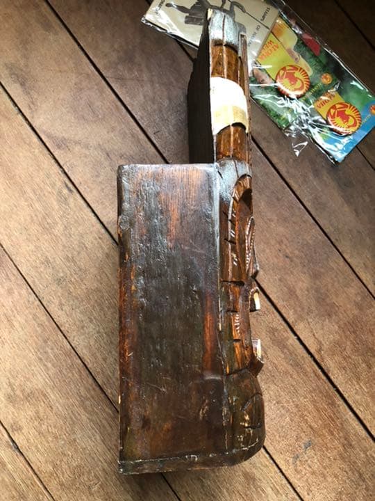 ハワイ　ハワイアン　ティキ　木彫り　オブジェ　置物　アロハ