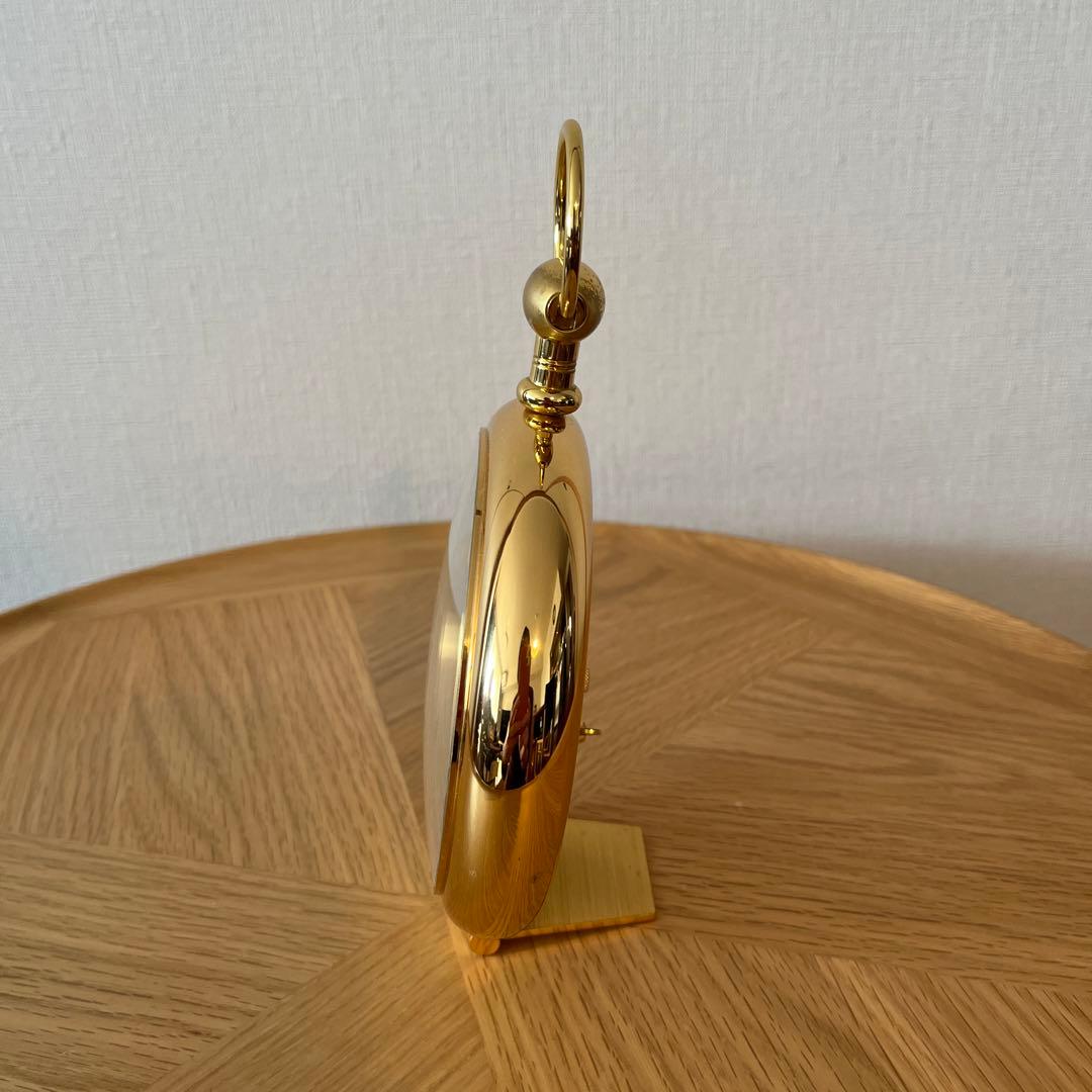 ジャガールクルト 純正スケルトン手巻き置き時計