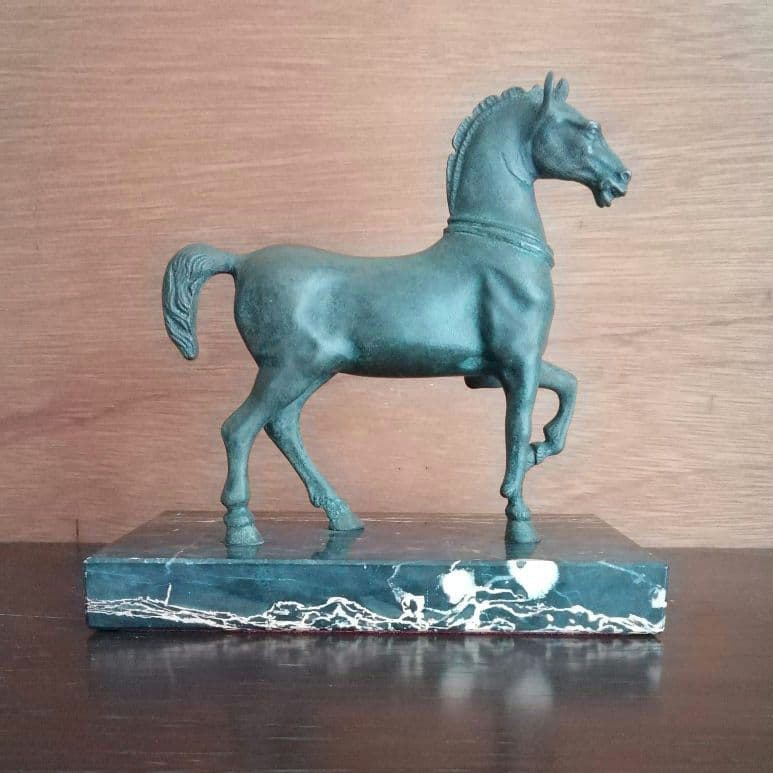 逸品　ヴァレーゼ工房　ブロンズ馬像　鋳造　Valese　イタリア　サンマルコ
