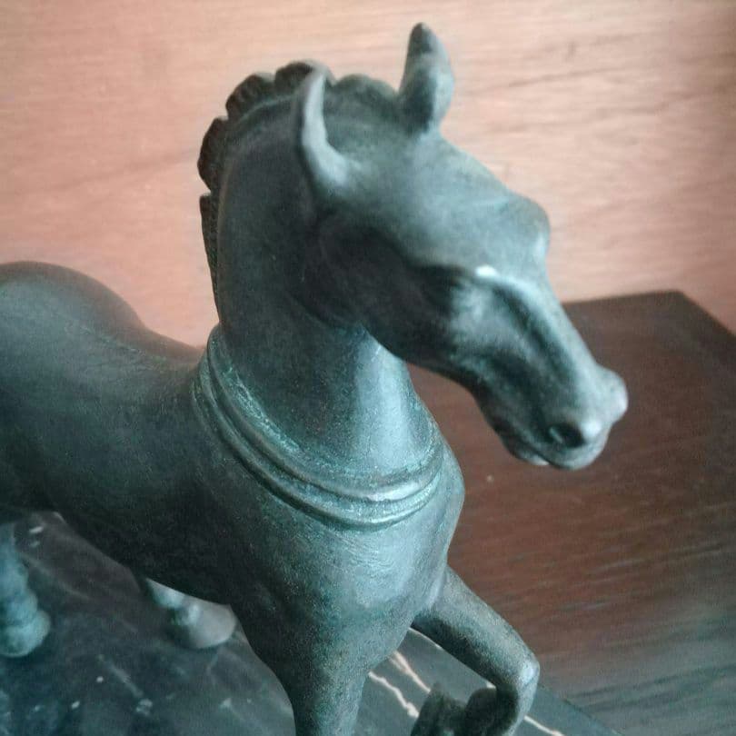 逸品　ヴァレーゼ工房　ブロンズ馬像　鋳造　Valese　イタリア　サンマルコ