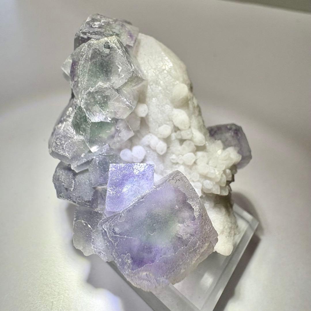 452 中国　内モンゴル産　フローライト&クォーツ