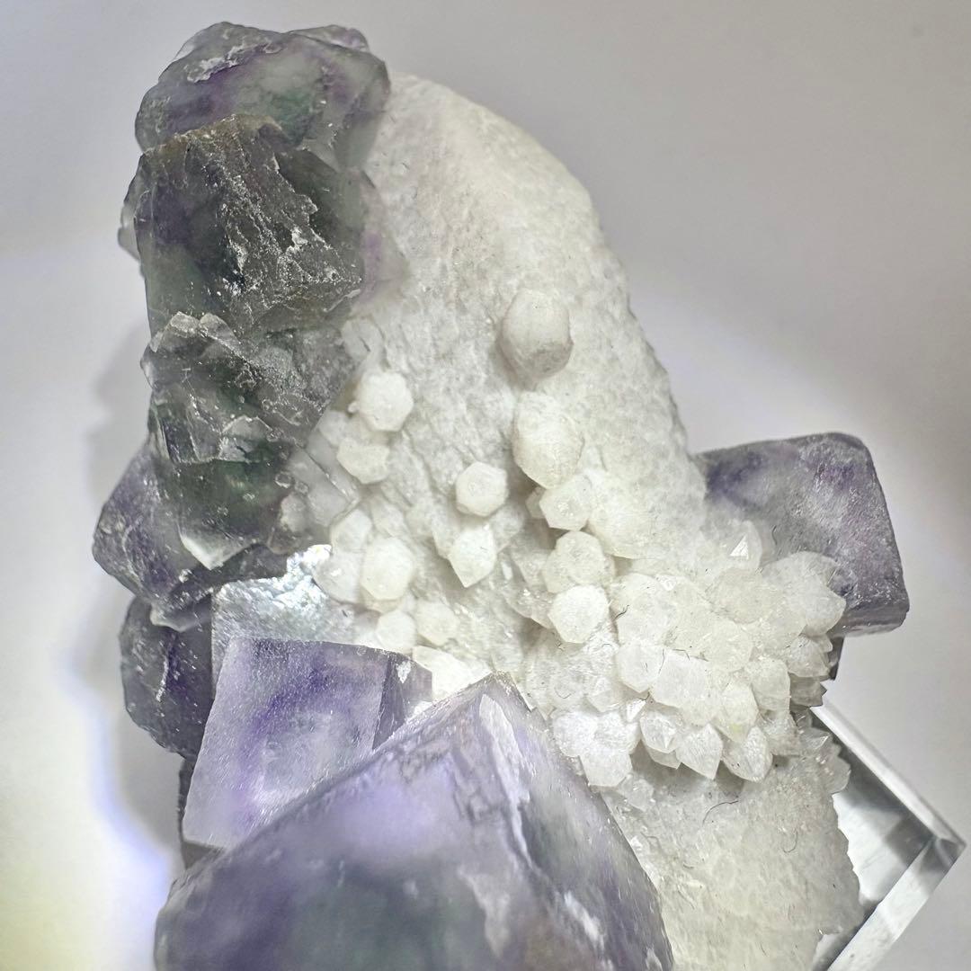 452 中国　内モンゴル産　フローライト&クォーツ