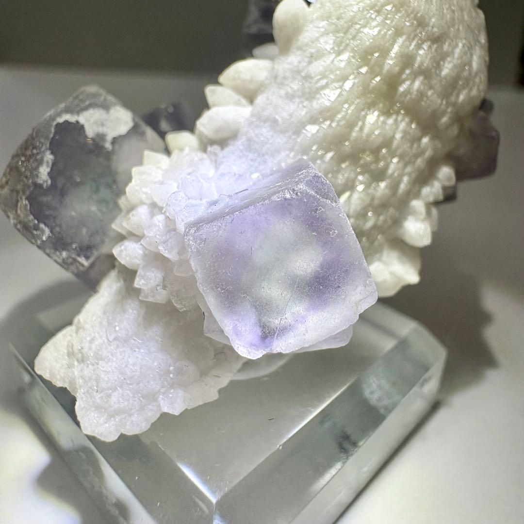 452 中国　内モンゴル産　フローライト&クォーツ