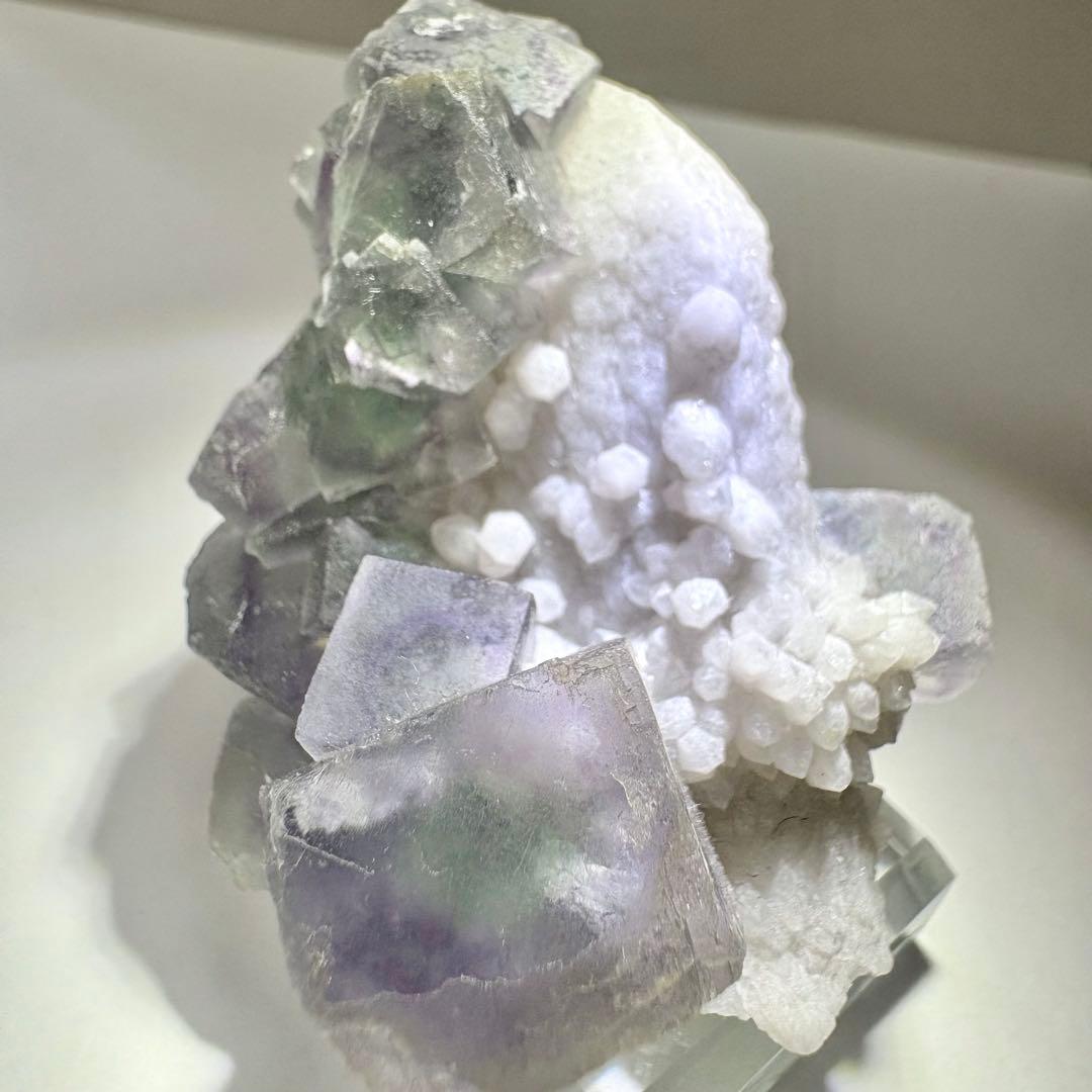 452 中国　内モンゴル産　フローライト&クォーツ