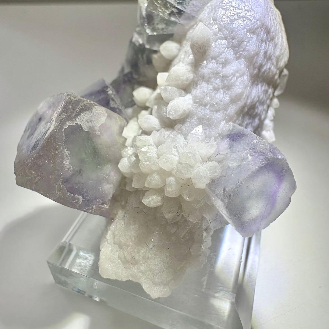 452 中国　内モンゴル産　フローライト&クォーツ