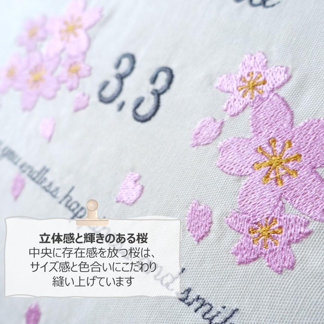 【2点セット】名前旗 桃色の春風 × 桜舞う、ひな人形タペストリー(収納袋付き)