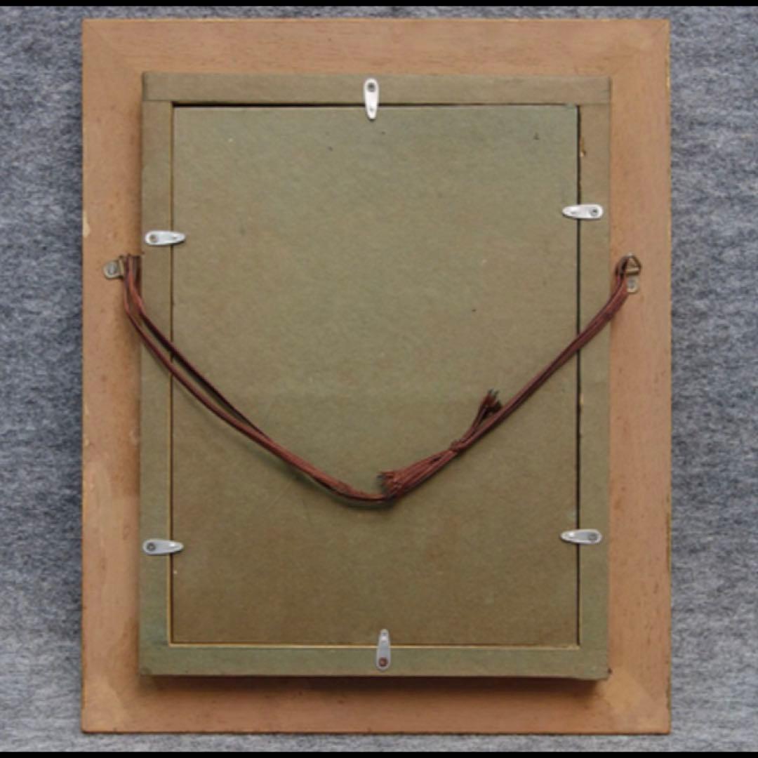 真作　田中浩二　パリー街角　油彩　真筆