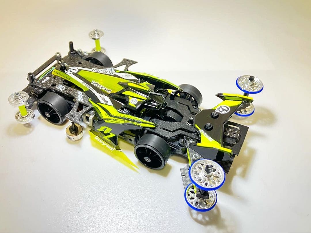 ミニ四駆　完成品　MSフレキ　AVANTE MK.Ⅲ AZURE