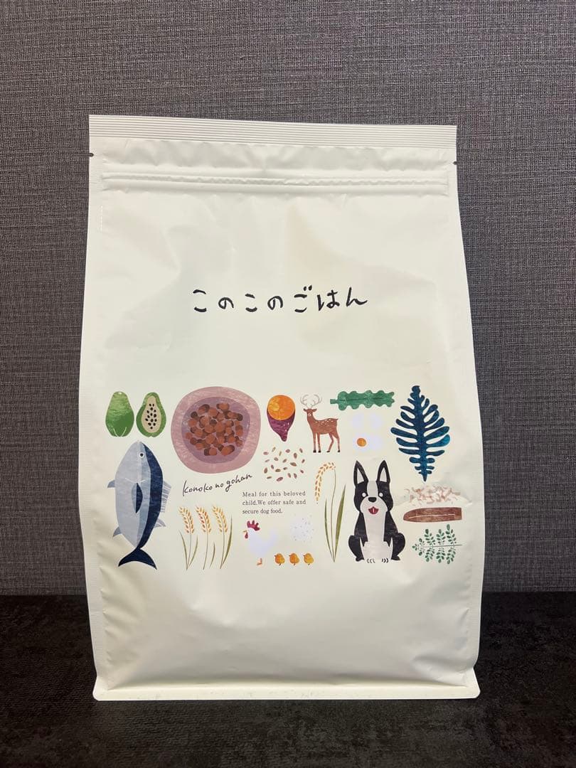 このこのごはん 1キロx3袋新品未開封 ドライフード コノコトトモニ