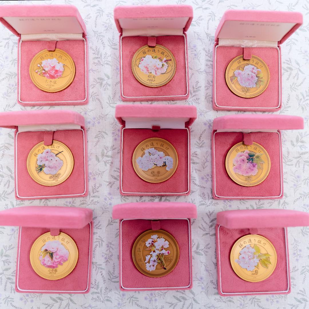 桜の通り抜け記念銅メダル　９点セット