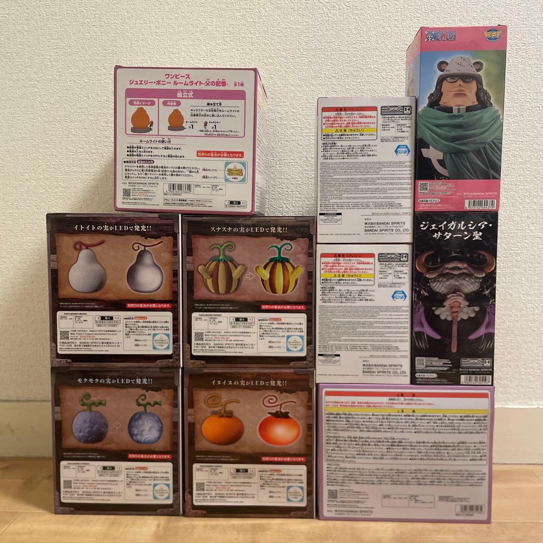 ワンピース ワールドコレクタブルフィギュア/ルームライト プライズ 10点