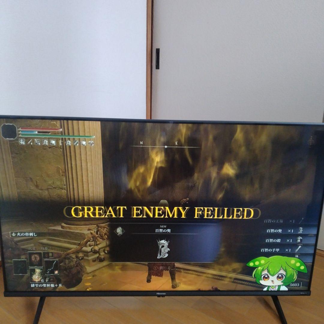 ハイセンス　Hisense　4k 43インチ 美品