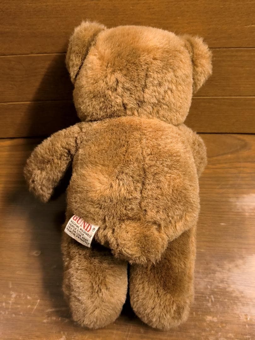 レトロ GUND 1983 ブラウンベアぬいぐるみ [エンブレム付] テディベア