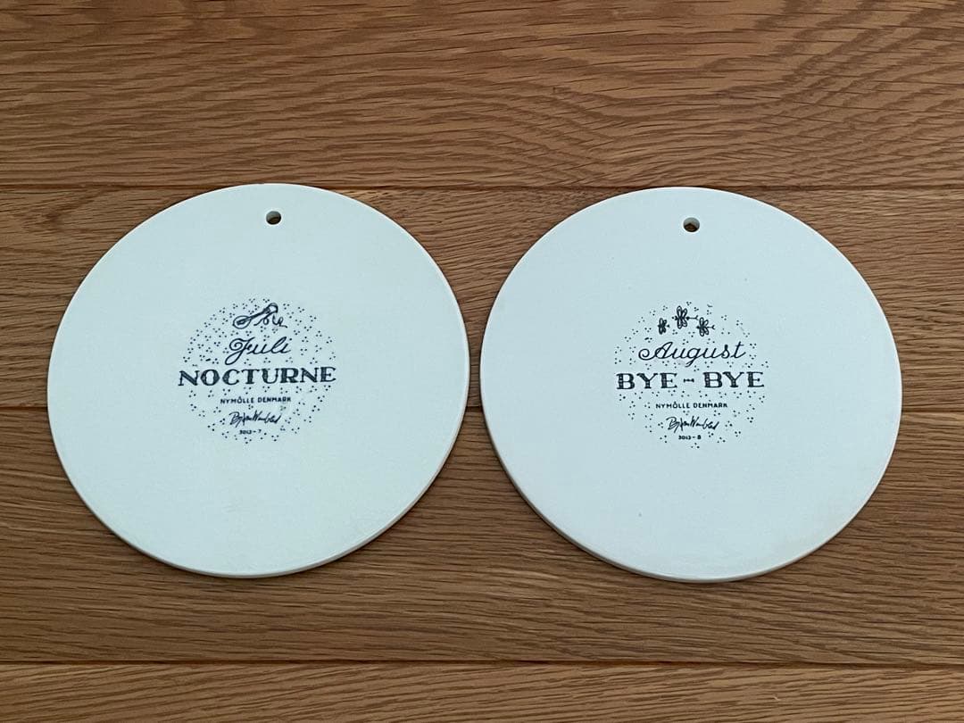 Bjorn Wiinbladマンスリープレート12ヶ月セットNymolle北欧