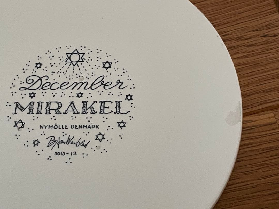 Bjorn Wiinbladマンスリープレート12ヶ月セットNymolle北欧