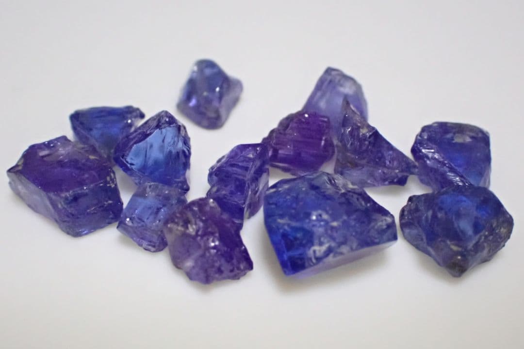 タンザナイト　原石　13点セット　送料無料