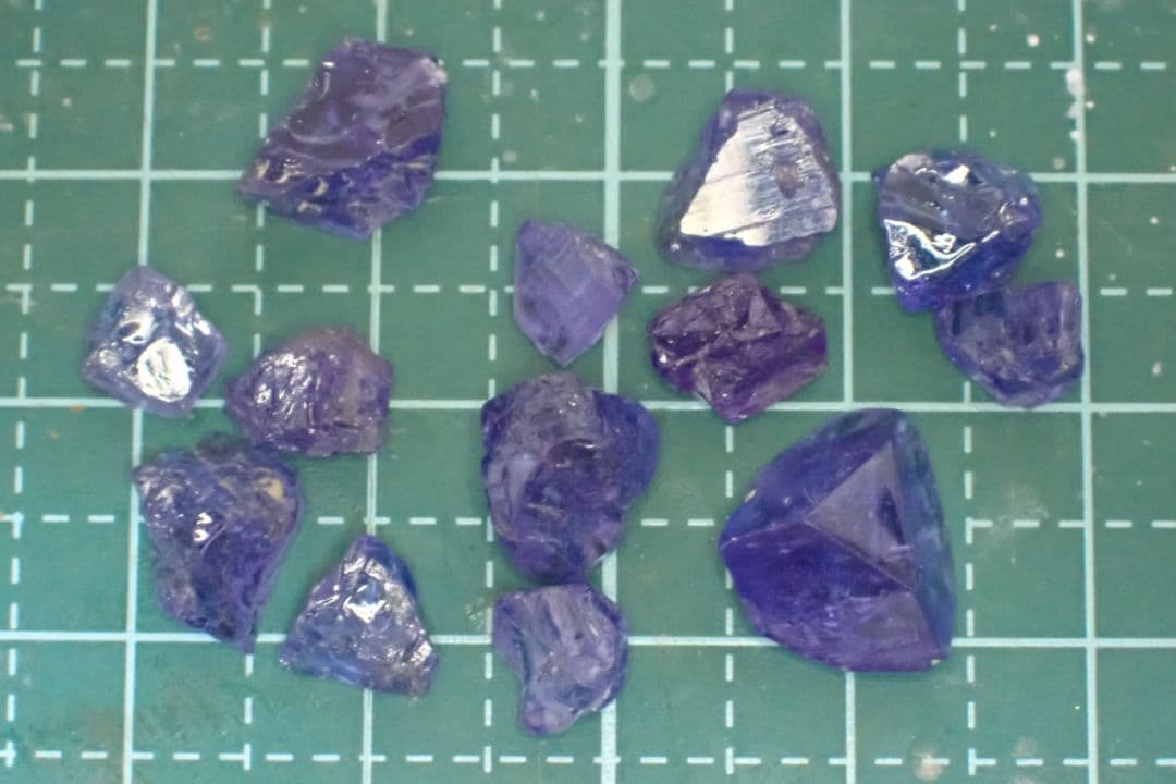 タンザナイト　原石　13点セット　送料無料