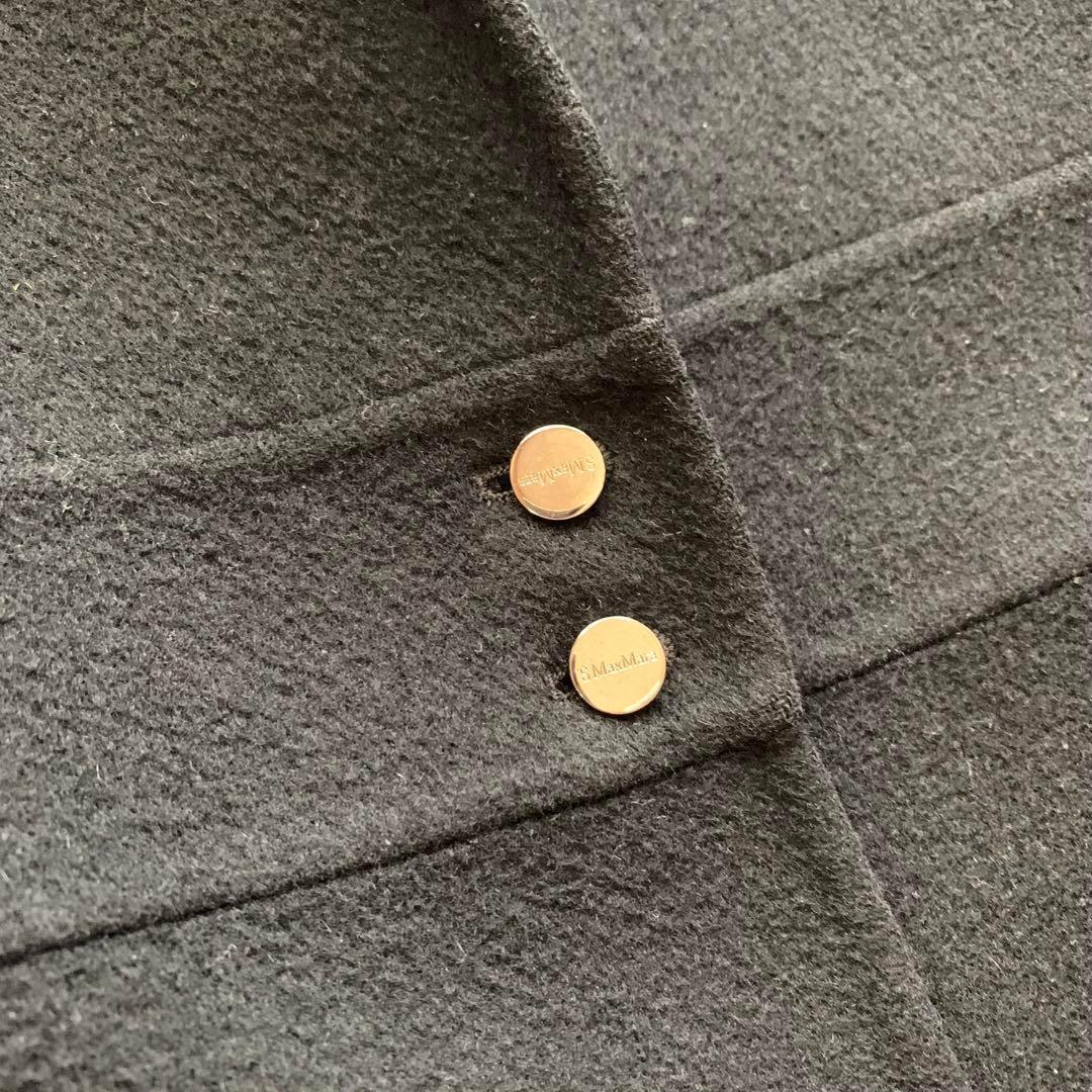 美品♡エスマックスマーラ クチートアマーノ アンゴラ混 チェスターコート 38