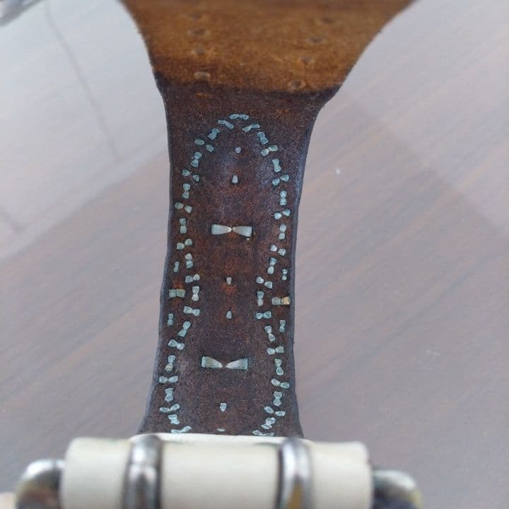 ウルフズ⭐︎約35㎜スタッズレザーブレスレット