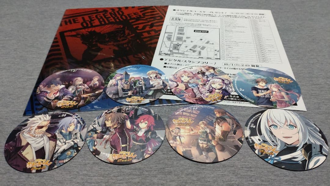 立川 あにきゃん 2022 黎の軌跡 コースター クリアファイル フライヤー