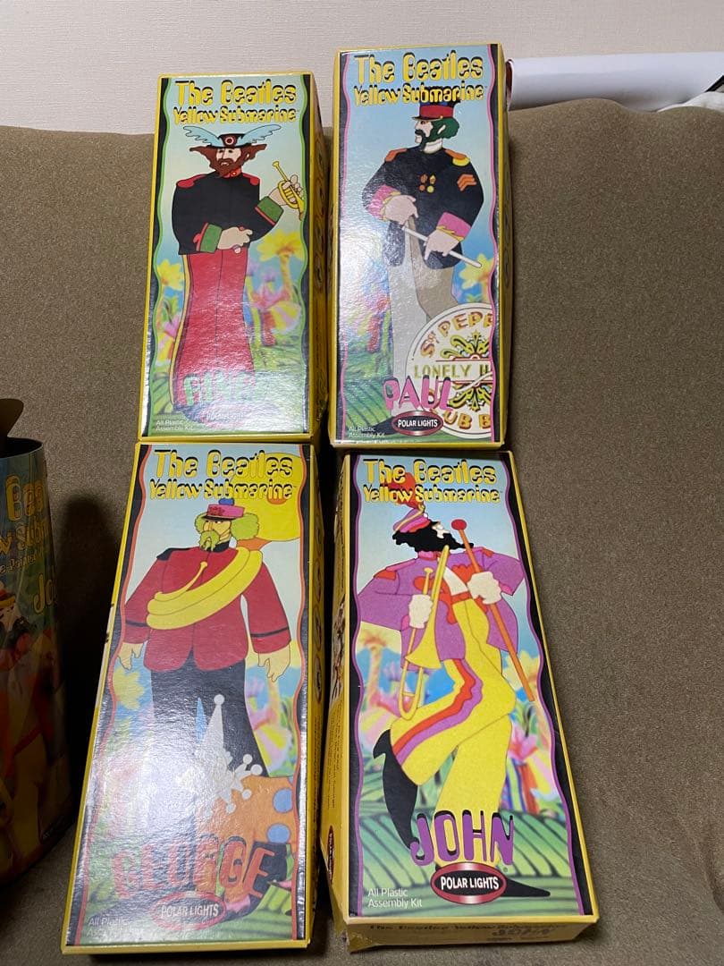 【激レア！】ビートルズ　イエローサブマリン　フィギュア　レトロ　プラモデル