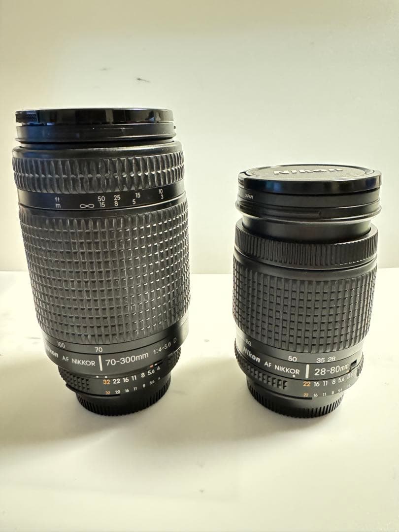 AF NIKKOR　28-80ｍｍ／70-300ｍｍ （D）