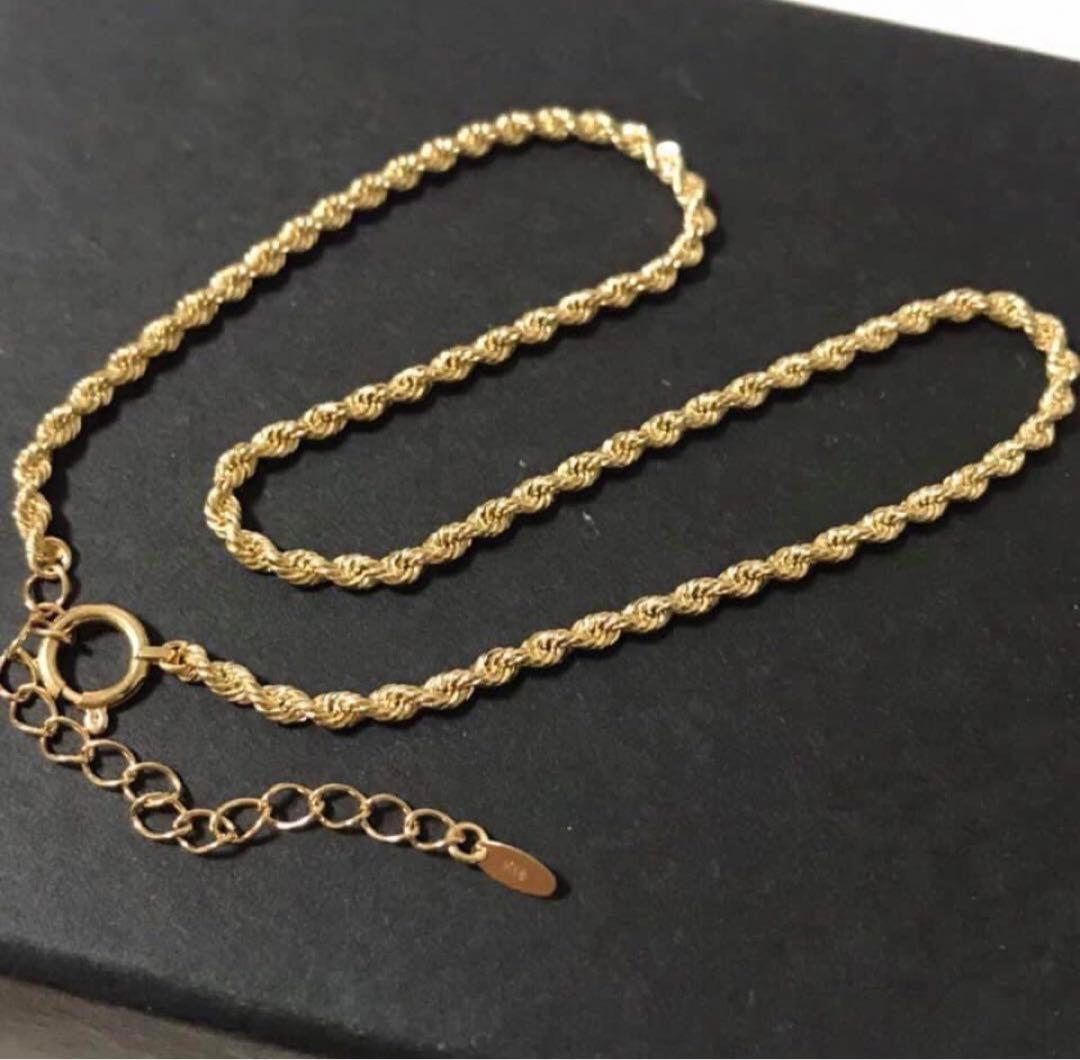 K18 ロープ　アンクレット　「最終値下げ」